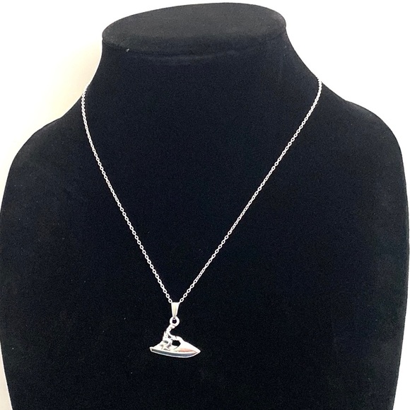 Jet Ski Necklace May Be Personalized - Picture 2 of 9